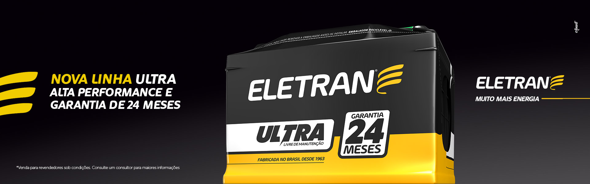 Lojas Eletran | Baterias Eletran - Desde 1963
