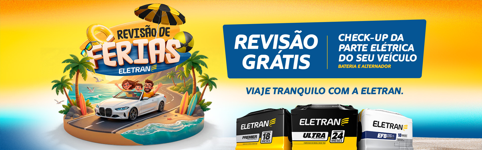 Lojas Eletran | Baterias Eletran - Desde 1963